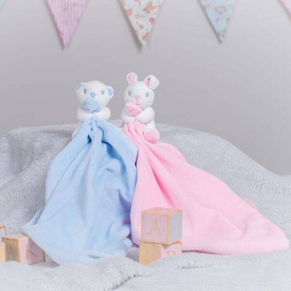 Mumbles Animal Comforter with Rattle Thumbnail